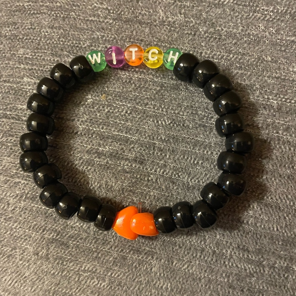Witch bracelet handmade for Halloween
